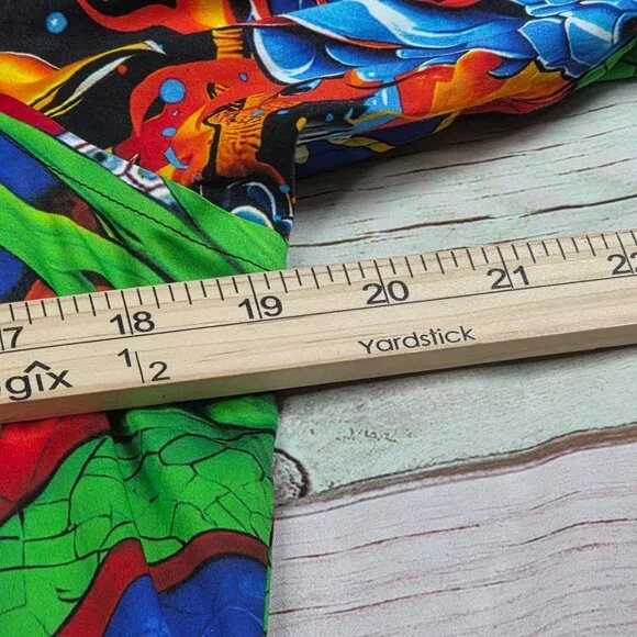 Barabas Mens Vibrant Dragon & Chrysanthemum Long Sleeve Shirt Small Rhinestones - Picture 9 of 10